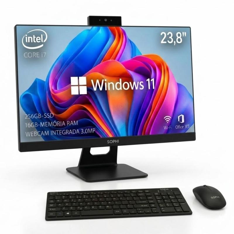 Computador All In One Completo Intel Core I7 16gb Ram Ssd 256gb